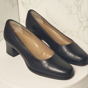 DINO MONTI Leather Luxury Designer Pumps Heels